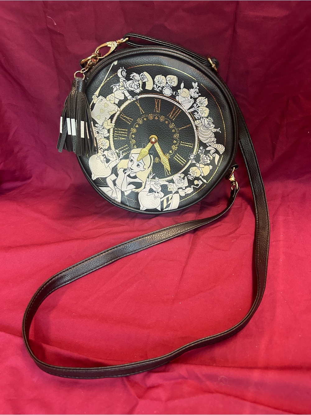 Loungefly Alice in Wonderland Adjustable Crossbody Purse